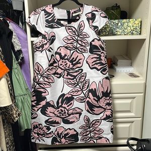 Max & Co. pink floral shift dress size 8